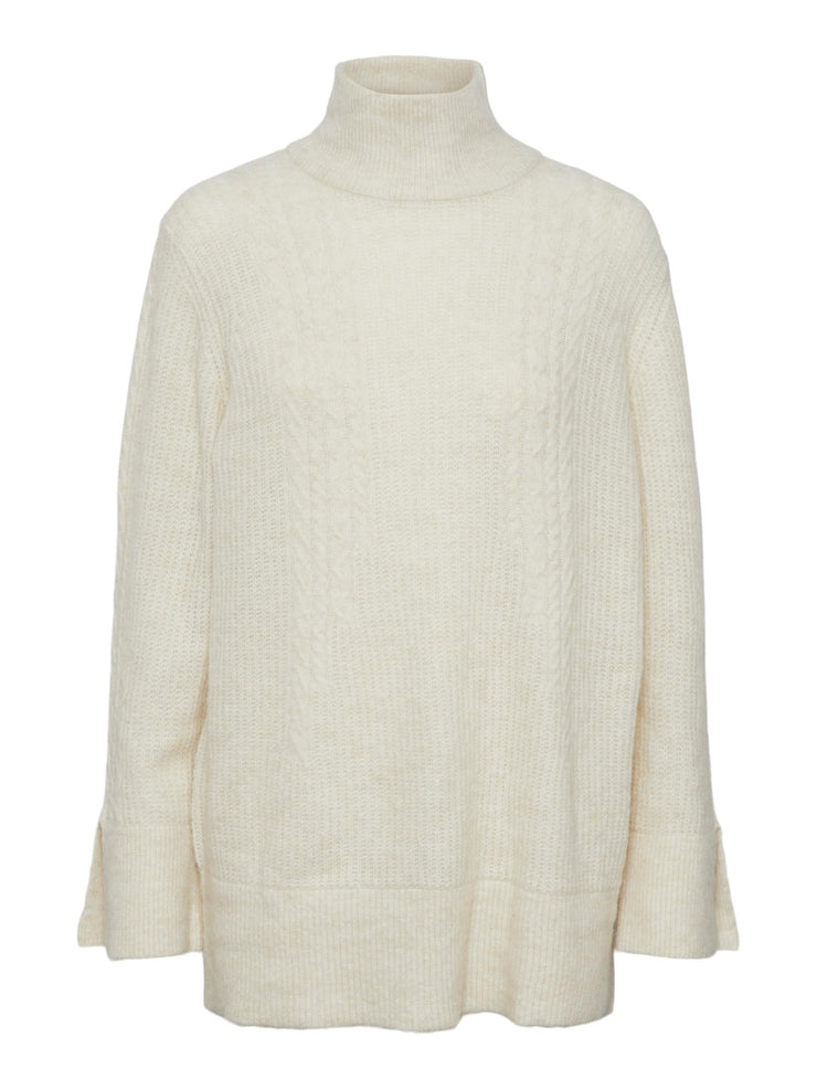 Y.A.S HIGH-NECK PULLOVER IN BIRCHWOOD