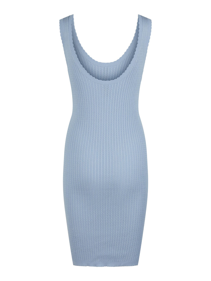 Y.A.S BLUE KNIT DRESS